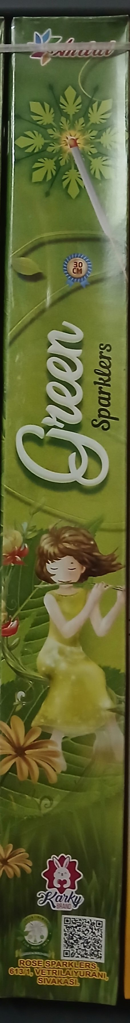 30 cm Green Colour Sparklers